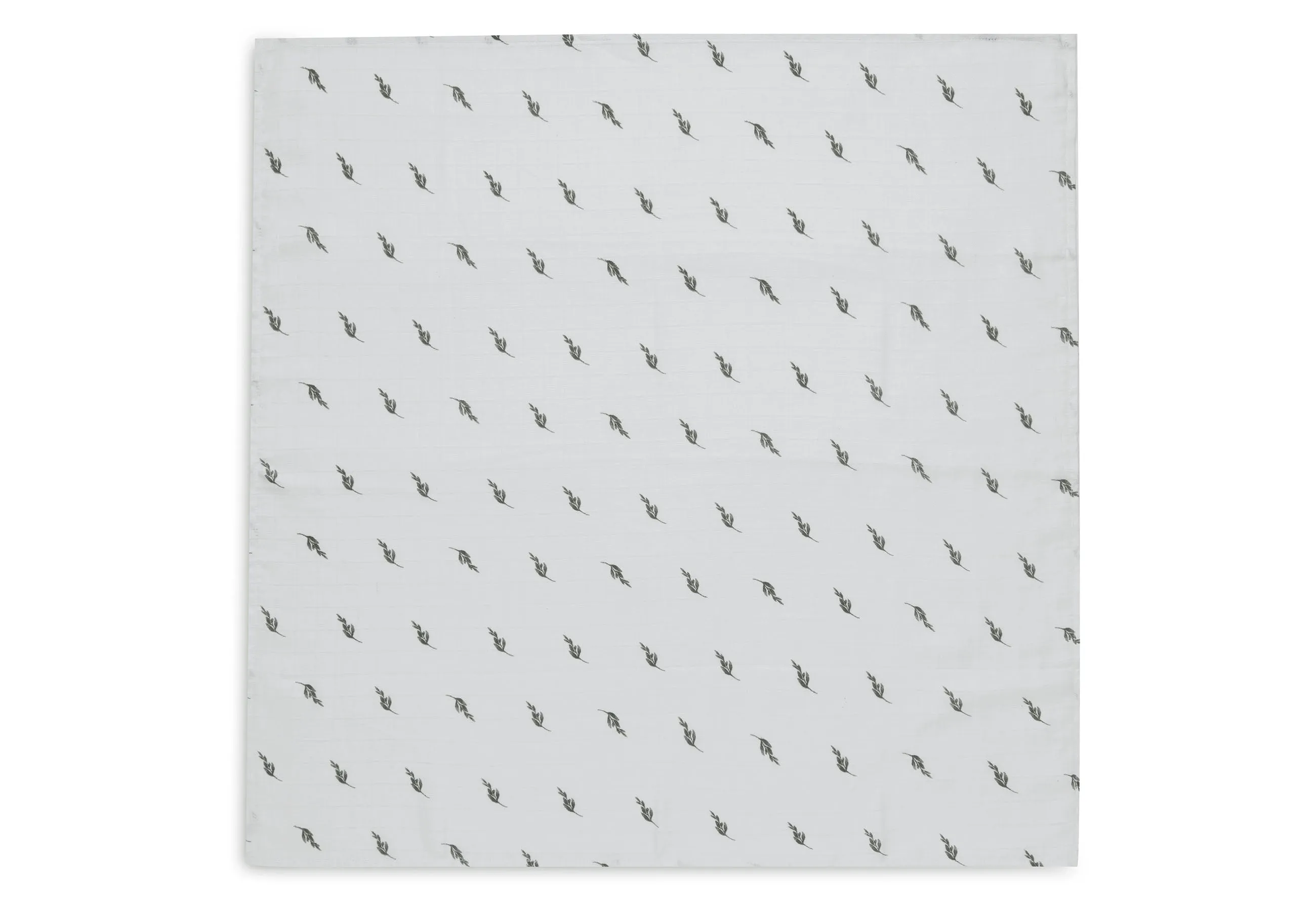 Jollein Hydrophilic Multi Cloth Small 70x70cm 2-Pack | Stripe & Olive Leaf Green