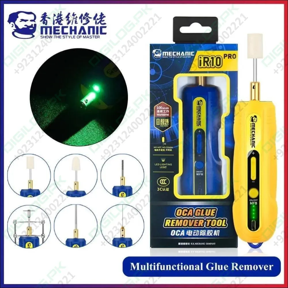 Mechanic Ir10 Pro Oca Glue Remove Motor For Phone Screen Glue Cleaning Degumming And Grinding