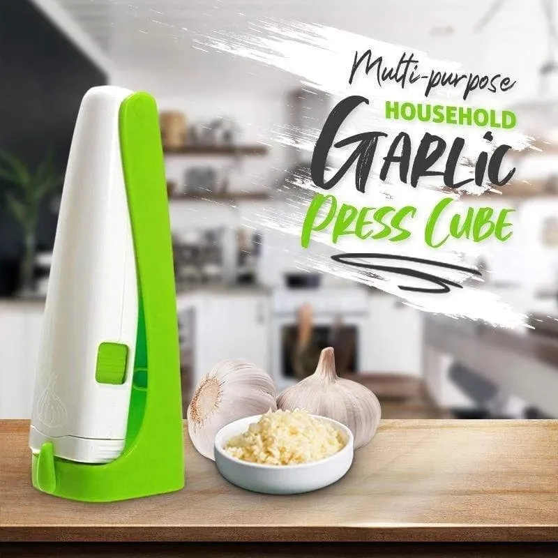 Multifunctional Garlic Press Cube Slicer