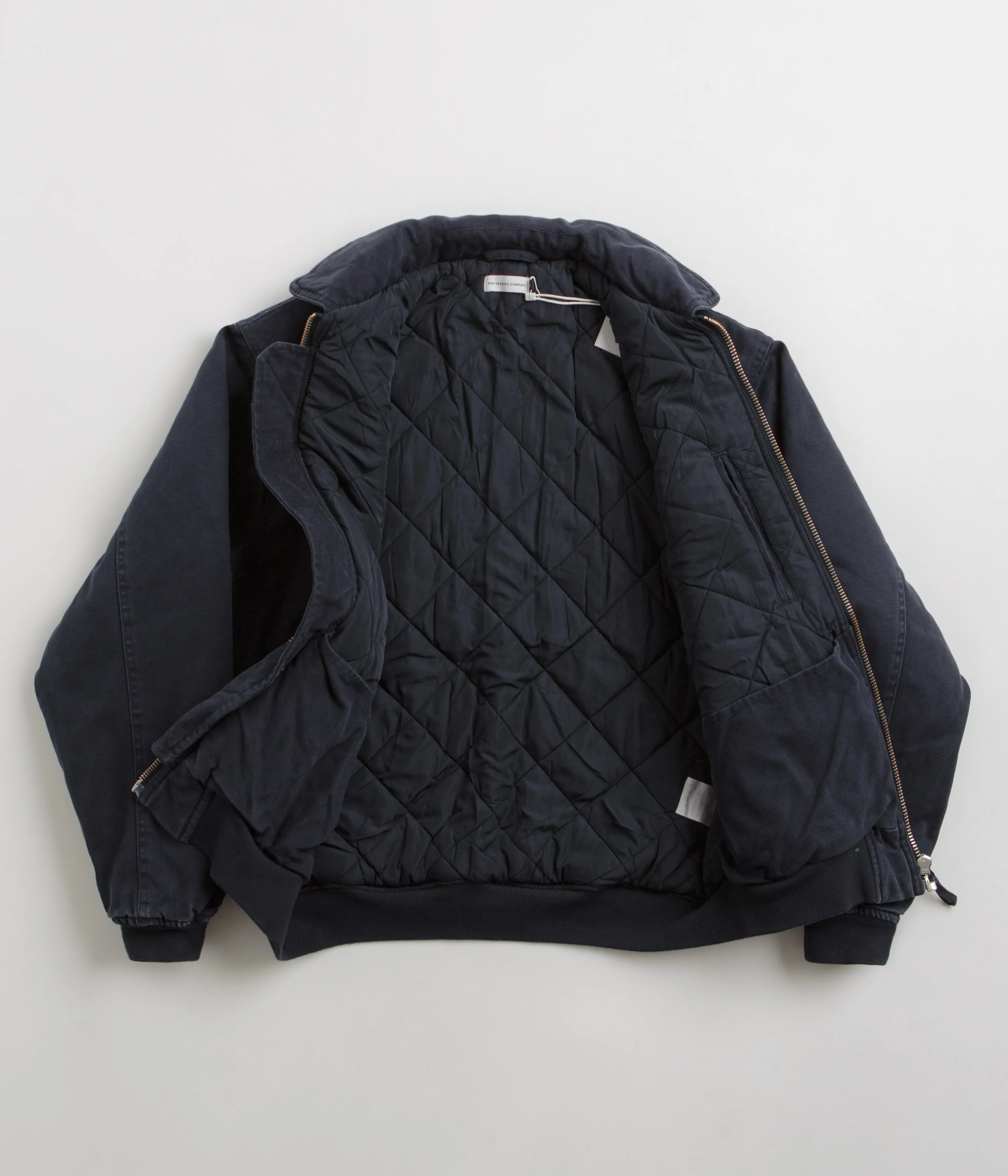 Pop Trading Company Flight Jacket - Navy